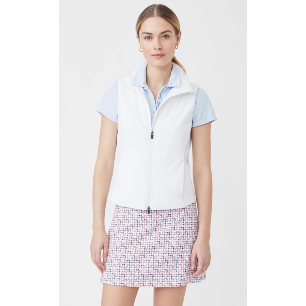 J‎ McLaughlin Katerina Vest Lightweight Cropped  Athleasure Size S Tennis Golf